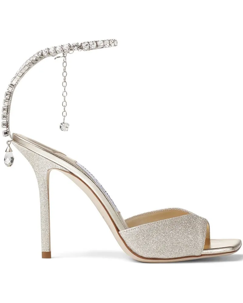 Jimmy Choo Saeda Sandalen 100mm - Gold Gold