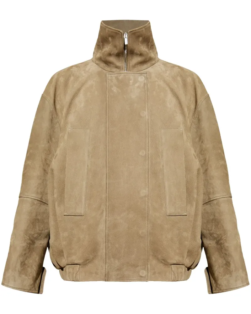 Jacquemus Le Ciro Lederjacke - Nude Nude