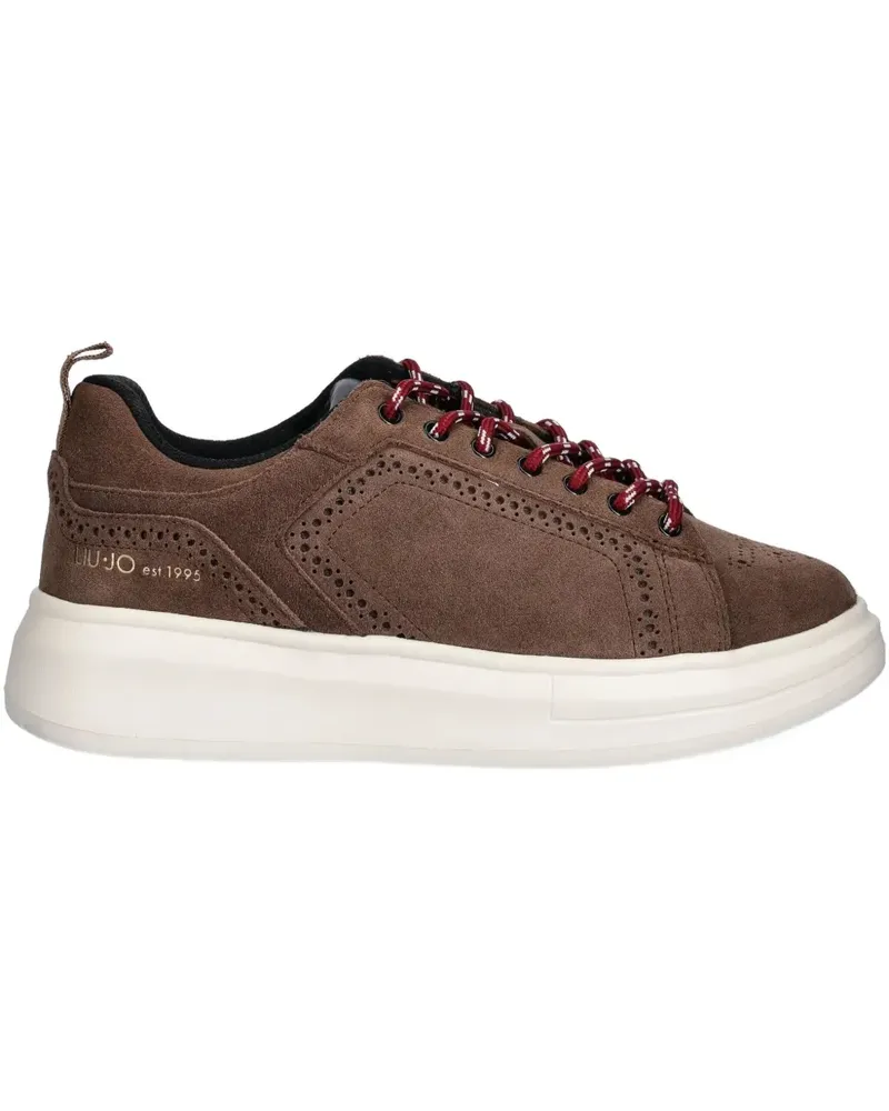 Liu Jo perforated sneakers - Braun Braun