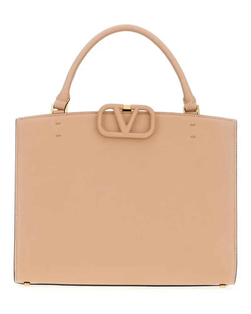 Valentino Garavani Handtasche mit Logo-Schild - Rosa Rosa
