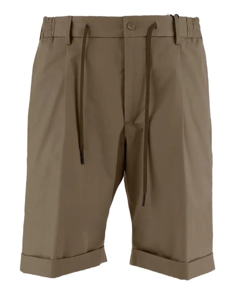 Tagliatore Umschlag-Shorts mit Kordelzug - Nude Nude