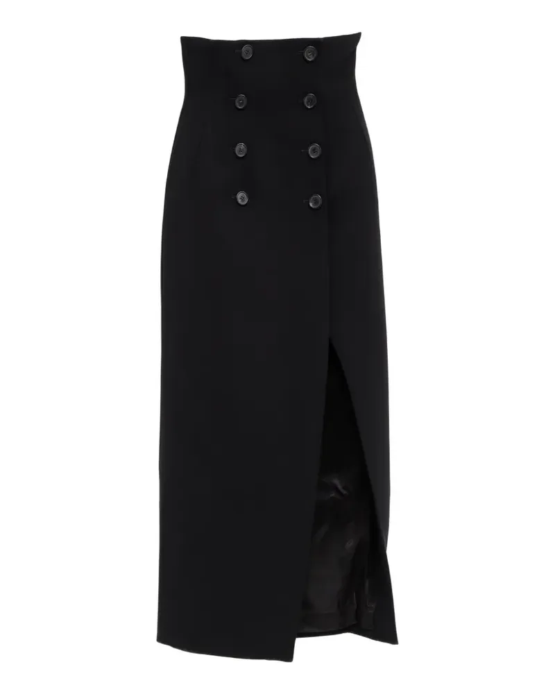 KHAITE double-breasted maxi skirt - Schwarz Schwarz
