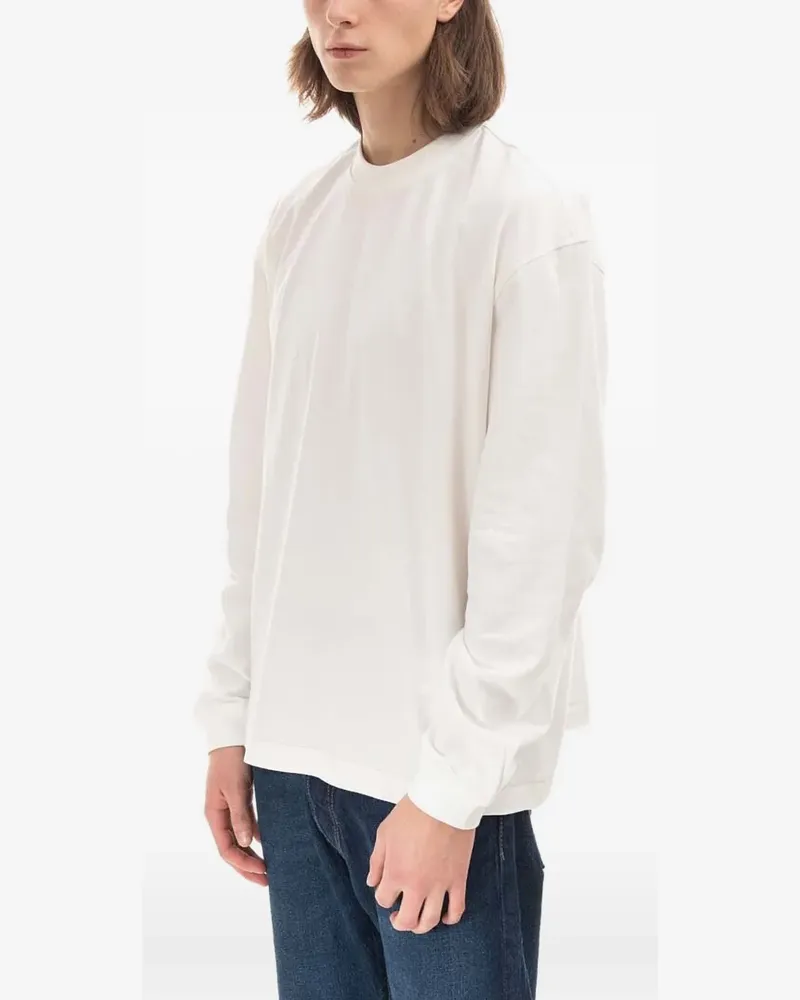 Guess Klassisches Langarmshirt - Weiß Weiß