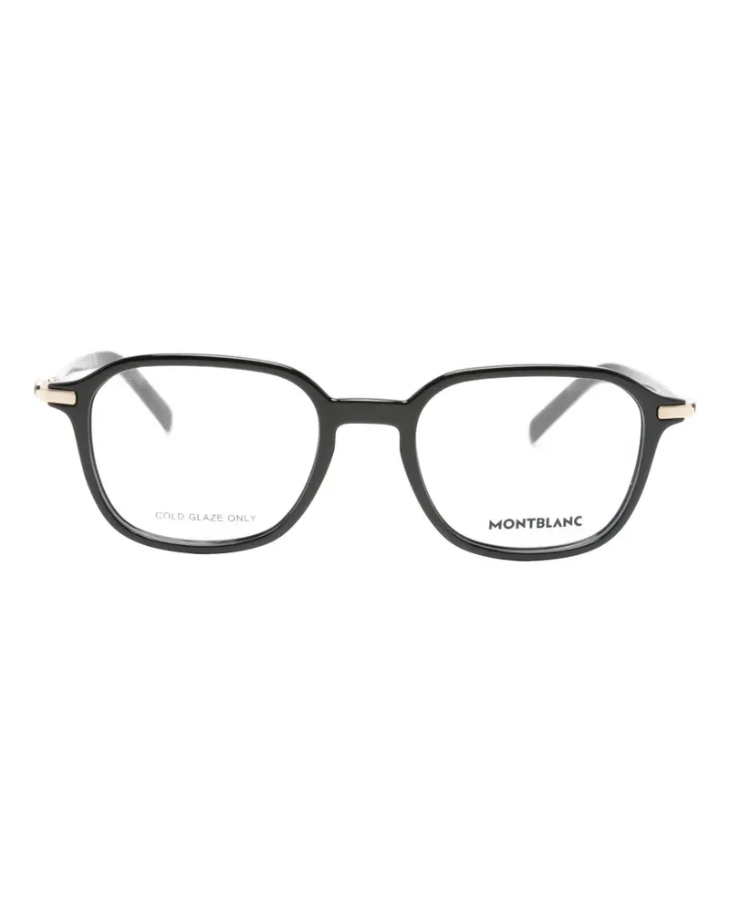 Montblanc logo-detail glasses - Schwarz Schwarz