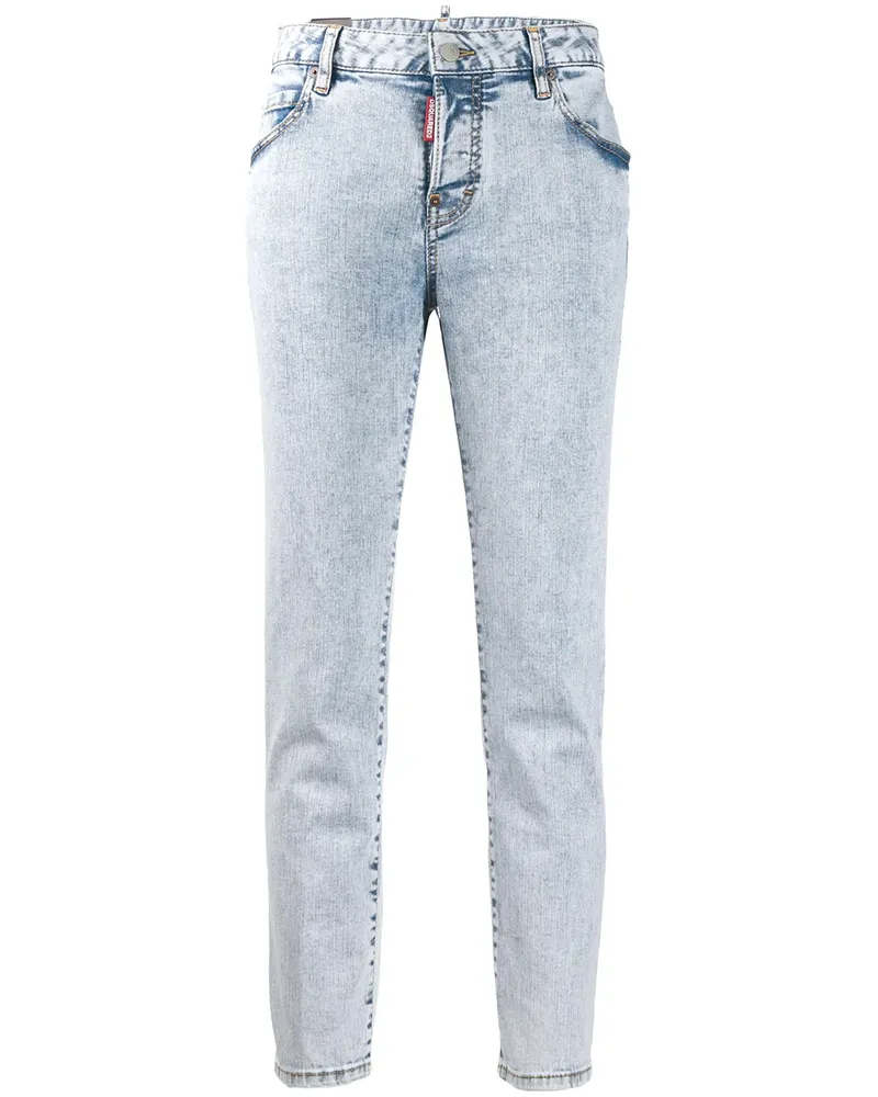 Dsquared2 Gerade Jeans - Blau Blau