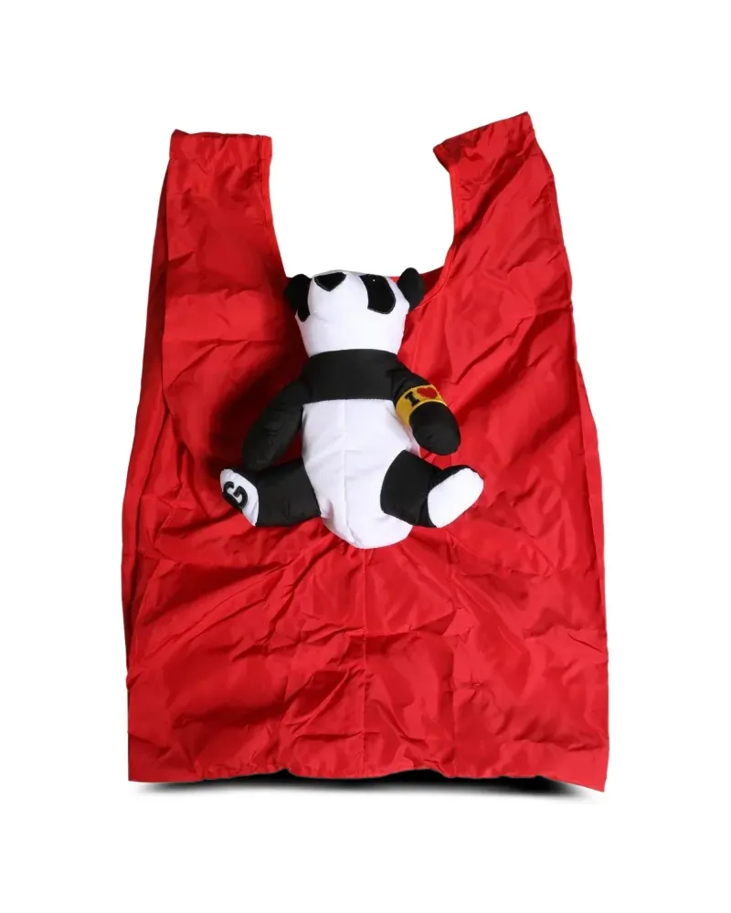 Dolce & Gabbana Tote Bag mit Panda-Applikation - Rot Rot