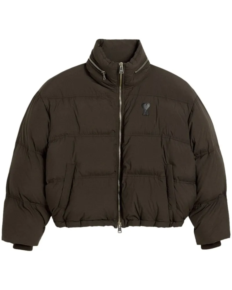 AMI Paris Ami de Coeur Daunenjacke - Braun Braun