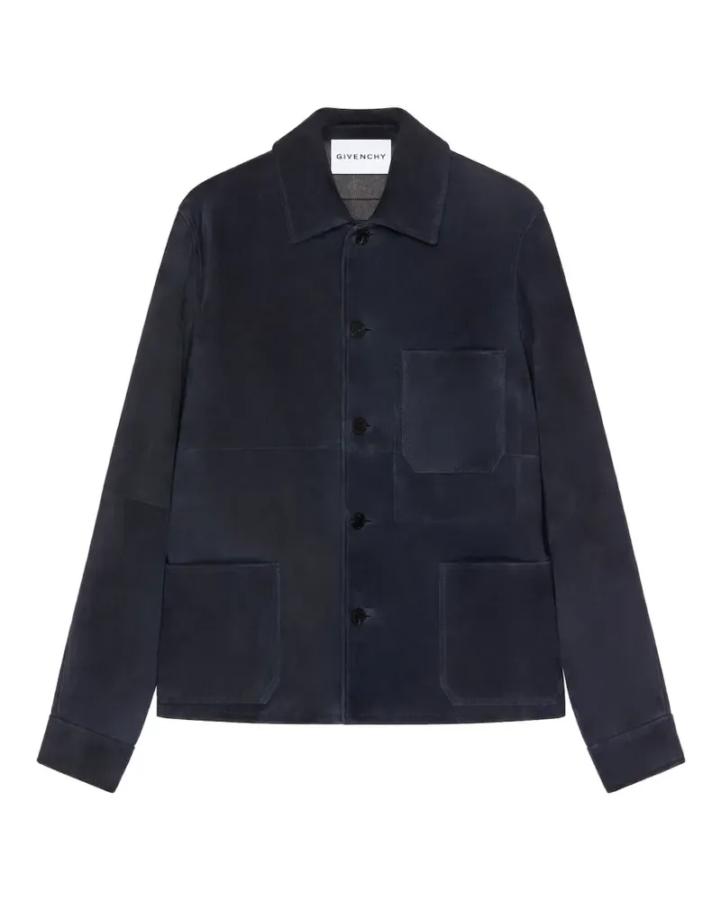 Givenchy Couture Seam Hemdjacke - Blau Blau