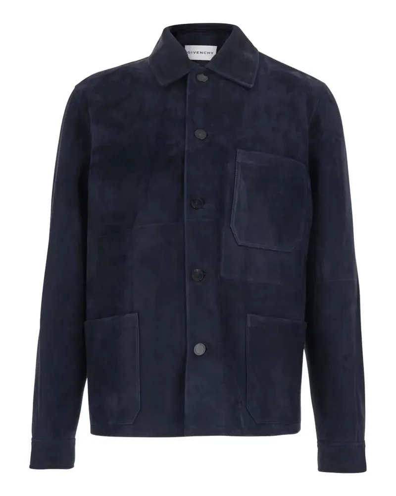 Givenchy sheepskin overshirt - Blau Blau