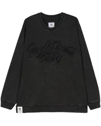 adidas Sweatshirt mit Schriftzug-Applikation Schwarz