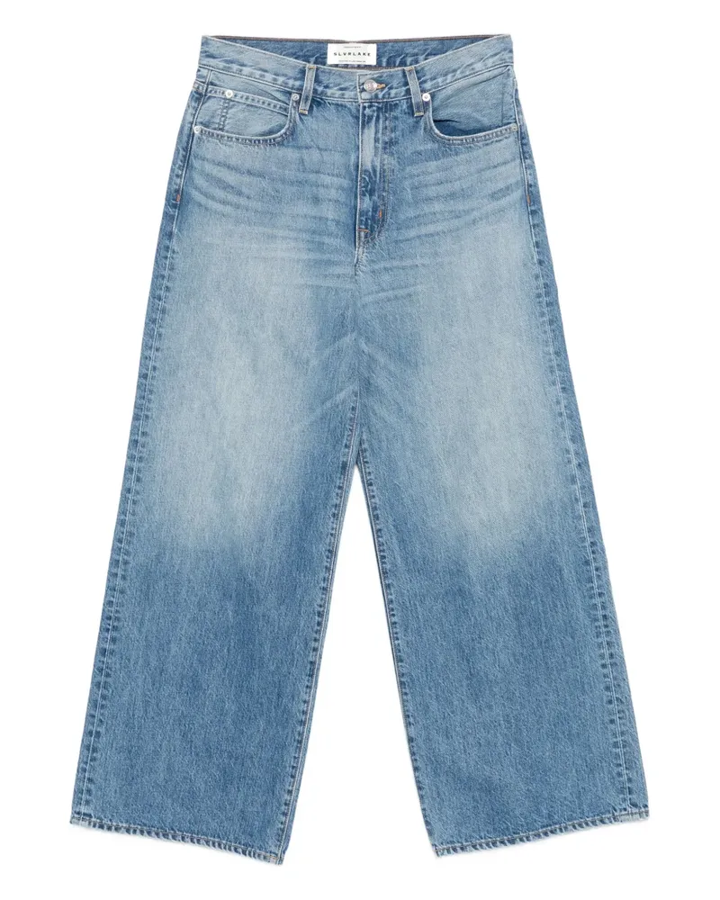 SLVRLAKE Selena Wide-Leg-Jeans - Blau Blau