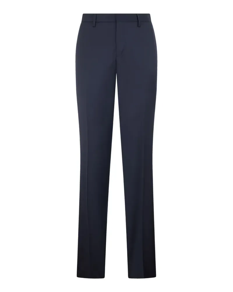 Moschino belt-loop straight-leg trousers - Blau Blau
