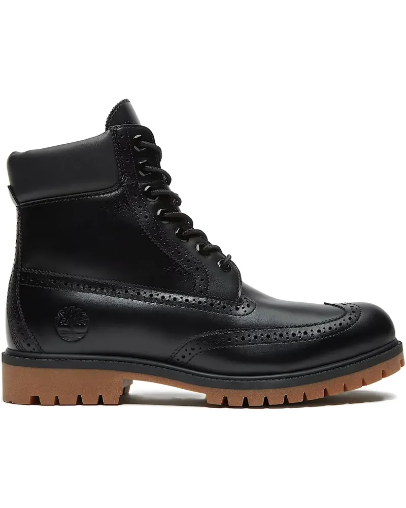 Timberland Heritage 6-Inch Schnürstiefel - Schwarz Schwarz