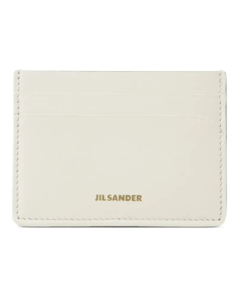 Jil Sander Kartenetui mit Logo-Print - Nude Nude