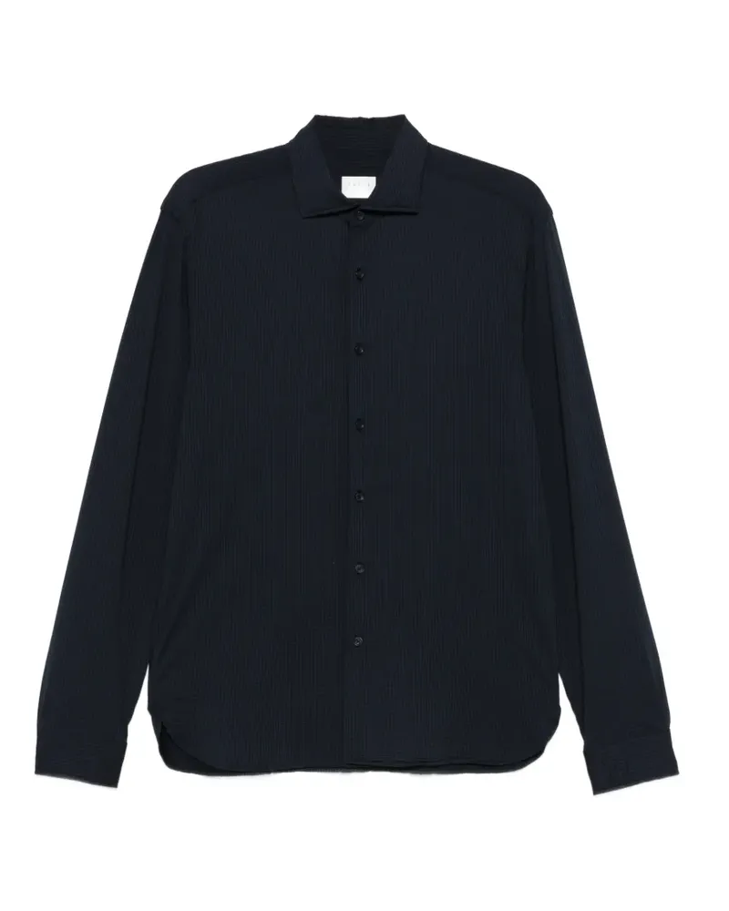 XACUS textured shirt - Blau Blau