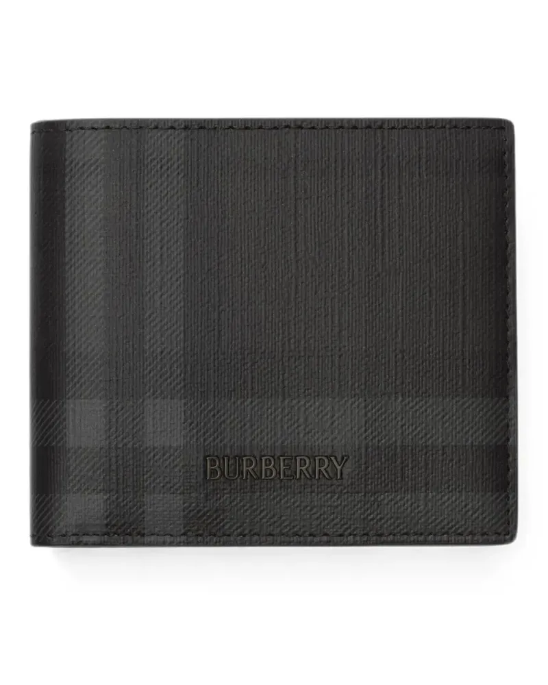 Burberry City Check bifold coin wallet - Schwarz Schwarz