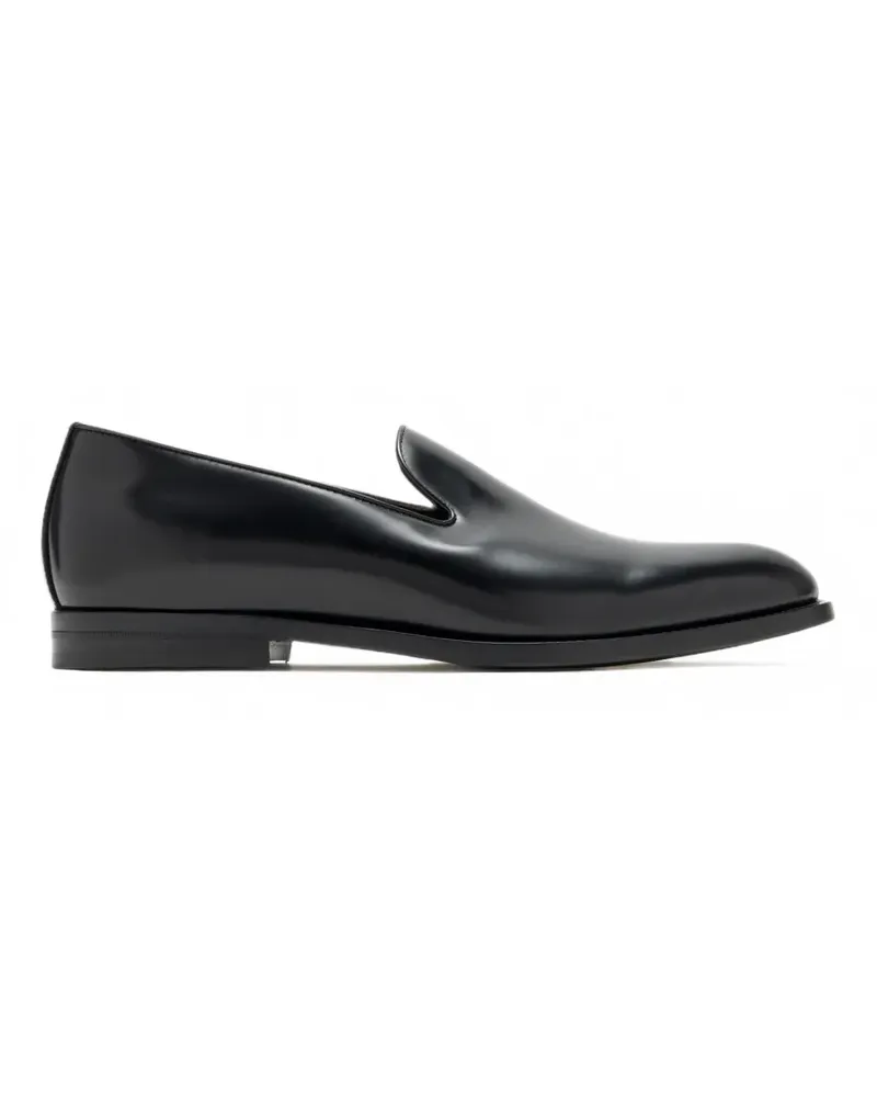 Brunello Cucinelli Loafer mit Glanzoptik - Schwarz Schwarz