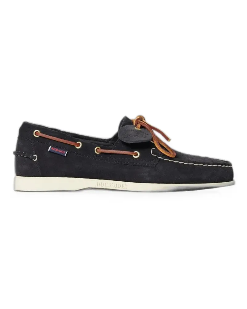 Sebago Portland Artisan Segelschuhe - Schwarz Schwarz