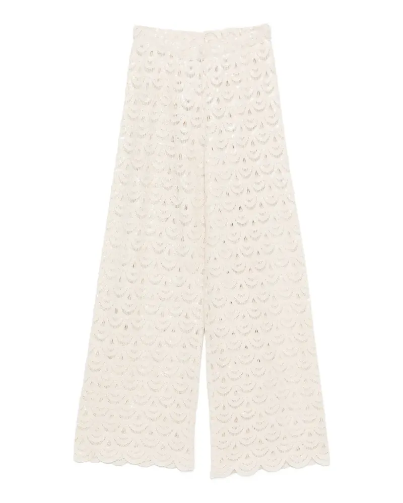 MC2 Saint Barth Inez sequin-embellished trousers - Nude Nude