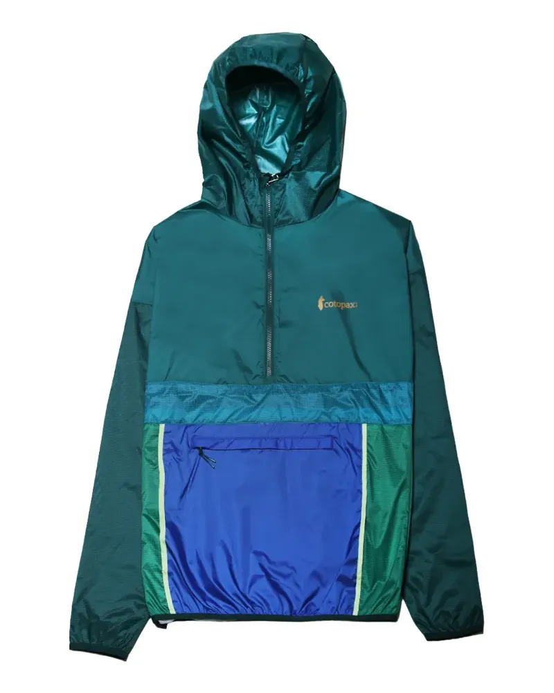 Cotopaxi Teca Kapuzenjacke in Colour-Block-Optik - Grün Grün