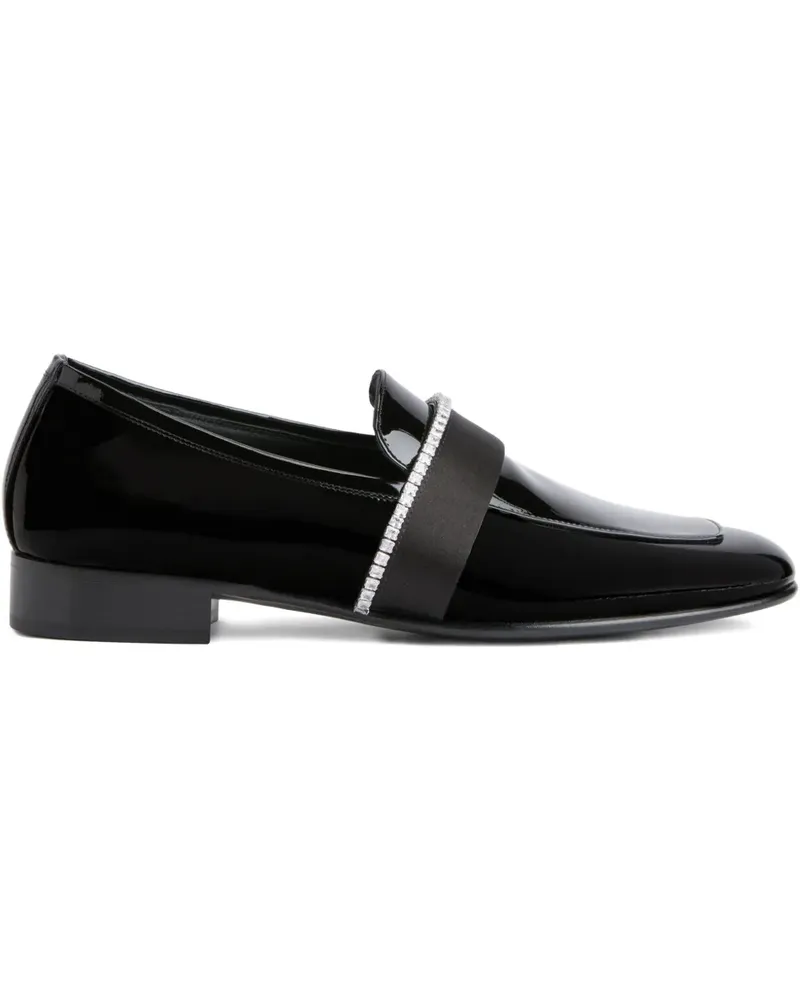 Giuseppe Zanotti ARNAUD Loafer mit Strass - Schwarz Schwarz
