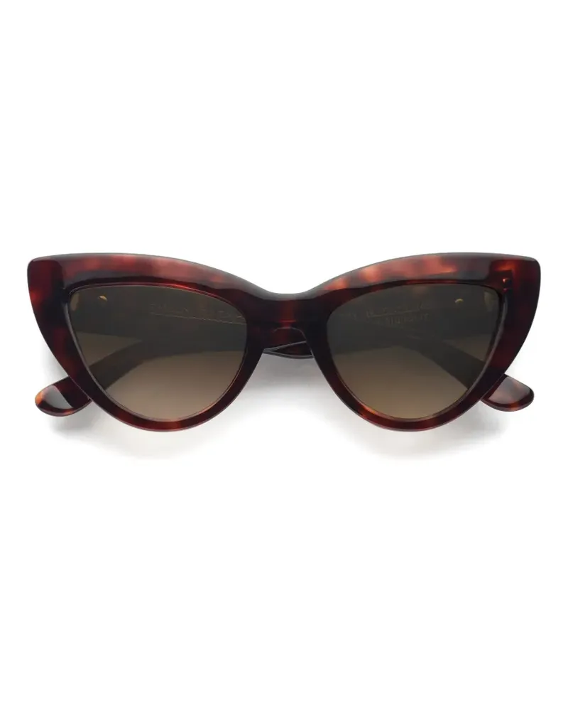 Emmanuelle Khanh cat-eye sunglasses - Braun Braun