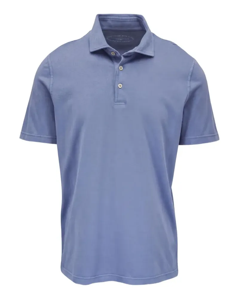 Fedeli short-sleeve polo shirt - Blau Blau