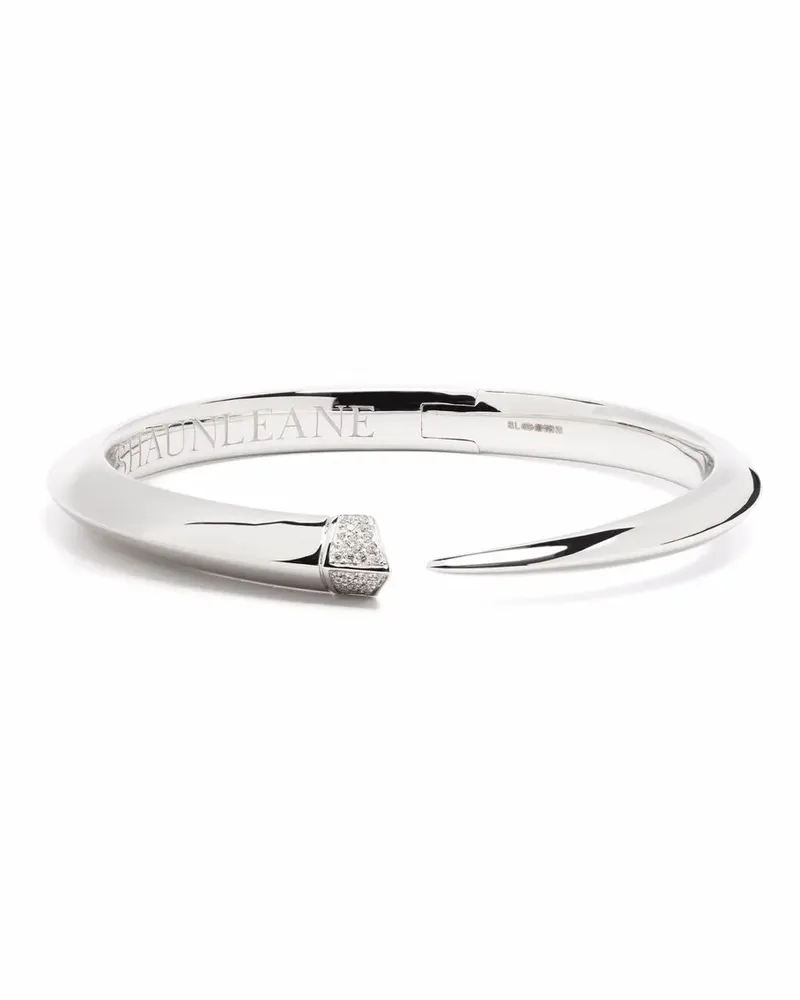 Shaun Leane Tusk Armreif mit Diamanten - Silber Silber