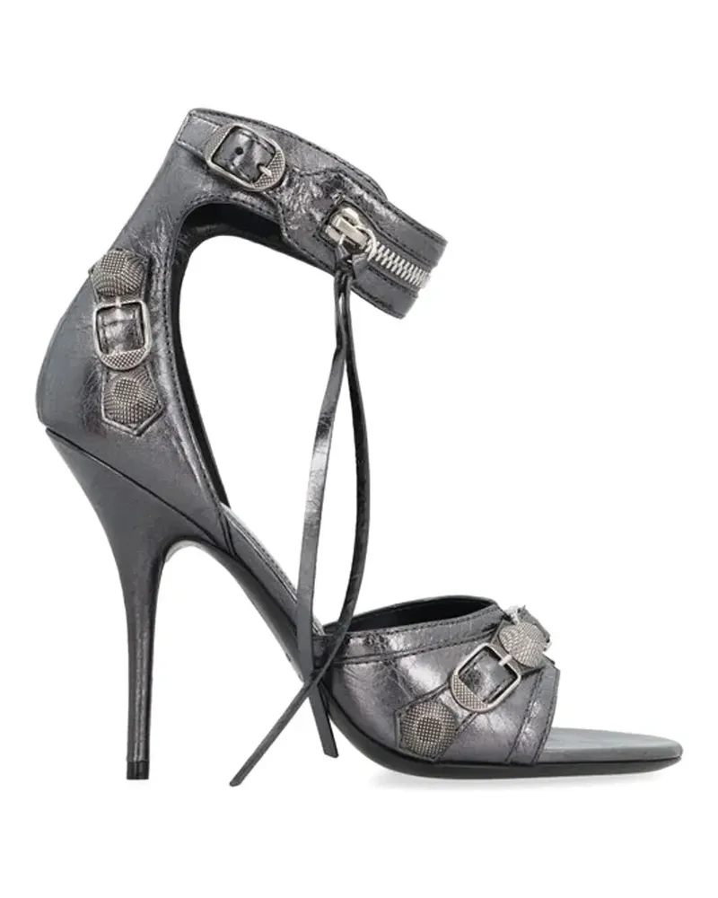 Balenciaga studded heeled sandals - Grau Grau