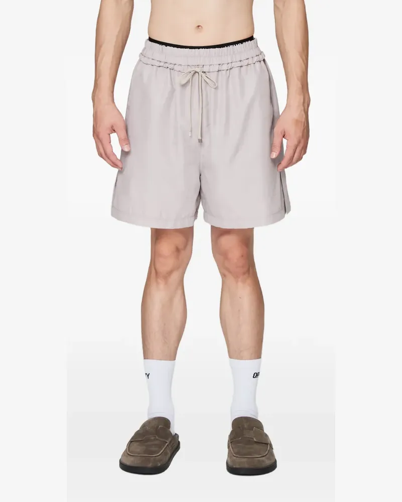 OFF DUTY Molt logo-jacquard shorts - Grau Grau