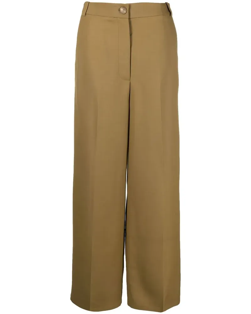KHAITE Gerade Taillenhose - Grün Grün