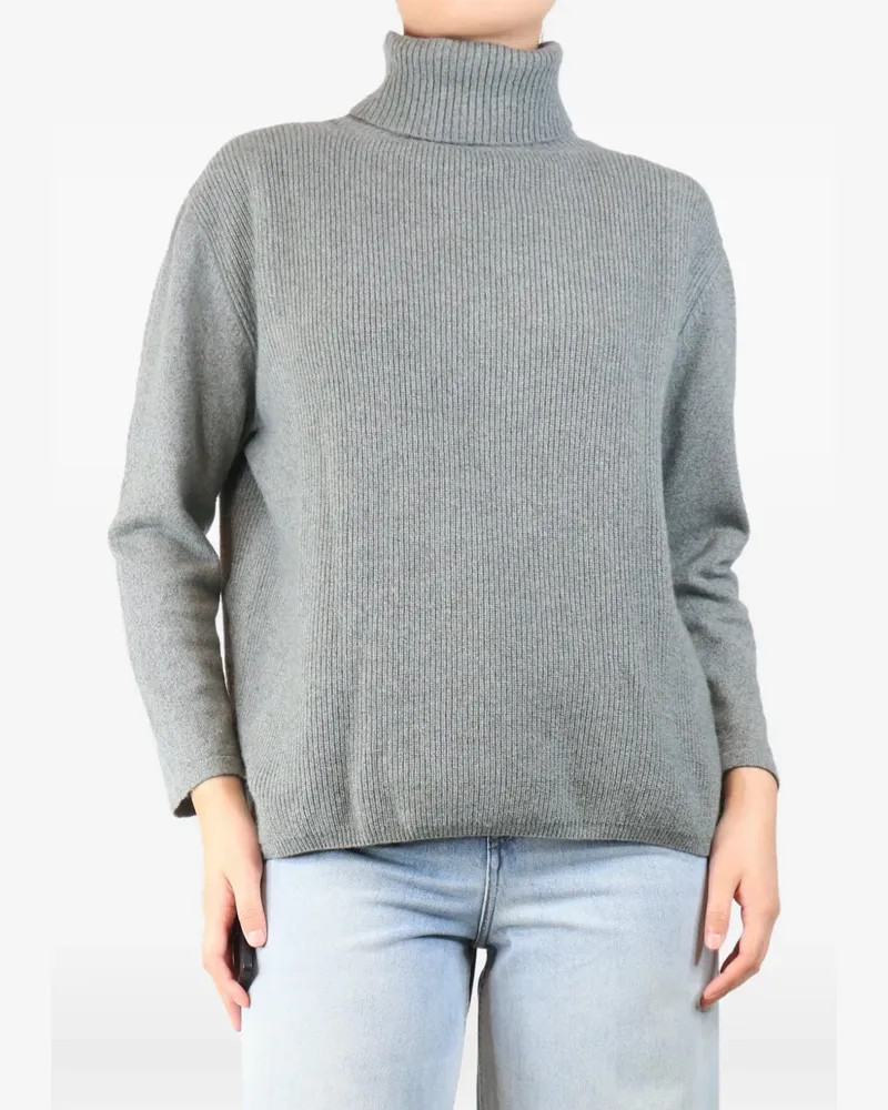 Fedeli ribbed roll-neck sweater - Grau Grau