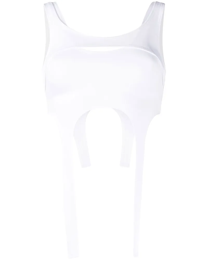 Heliot Emil Top mit Riemen - Weiß Weiß