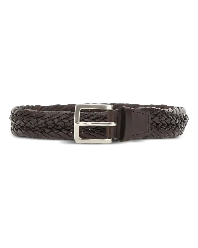 Orciani Gewebter Masculine Gürtel - Braun Braun