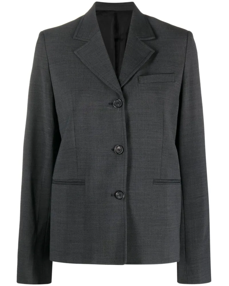 Totême Einreihiger Blazer Grau