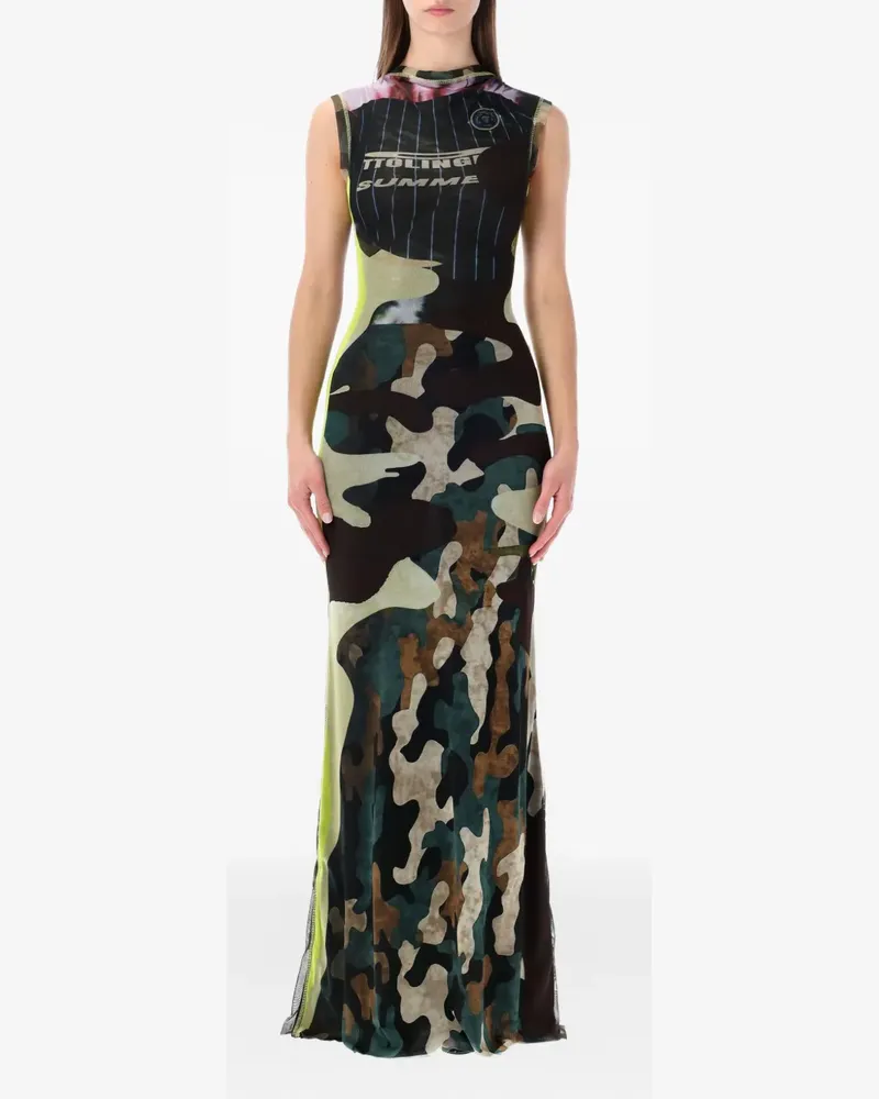 OTTOLINGER camouflage maxi dress - Grün Grün