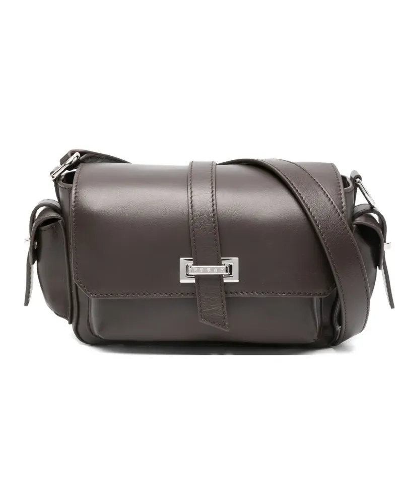 Hogan Schultertasche mit Klappe - Braun Braun
