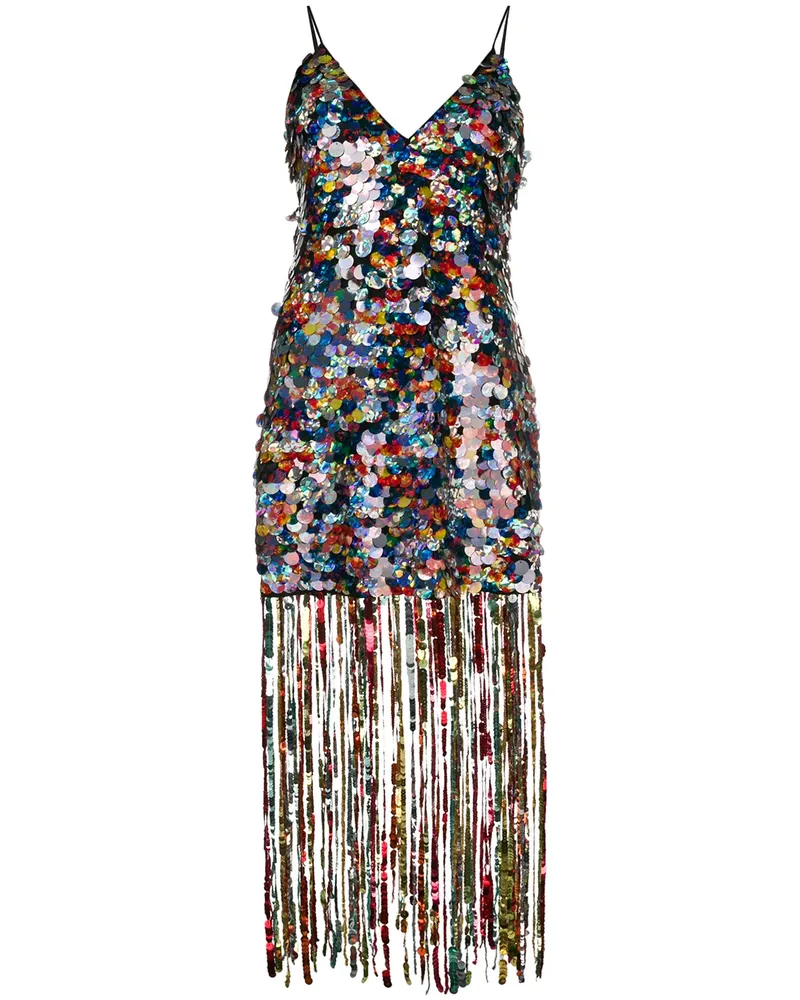 Marco de Vincenzo Kleid mit Pailletten - Mehrfarbig Mehrfarbig