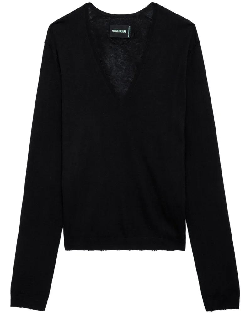 Zadig & Voltaire Rivy Kaschmirpullover - Schwarz Schwarz