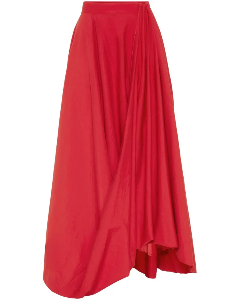 Brunello Cucinelli Maxirock mit Bubble-Saum - Rot Rot