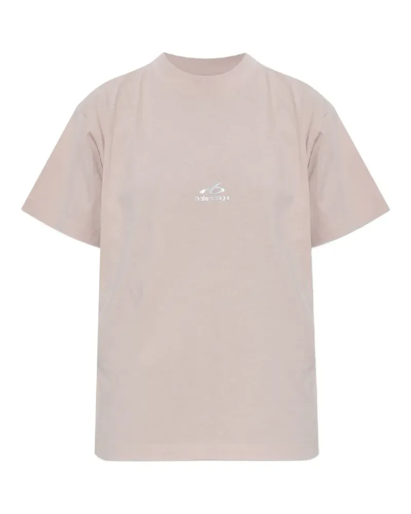 Balenciaga Skiwear logo-print T-shirt - Rosa Rosa