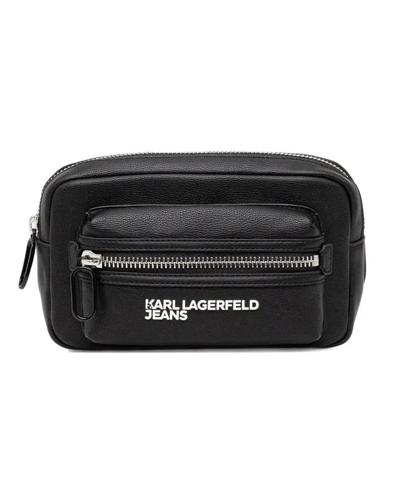 Karl Lagerfeld Gürteltasche mit Reißverschluss - Schwarz Schwarz