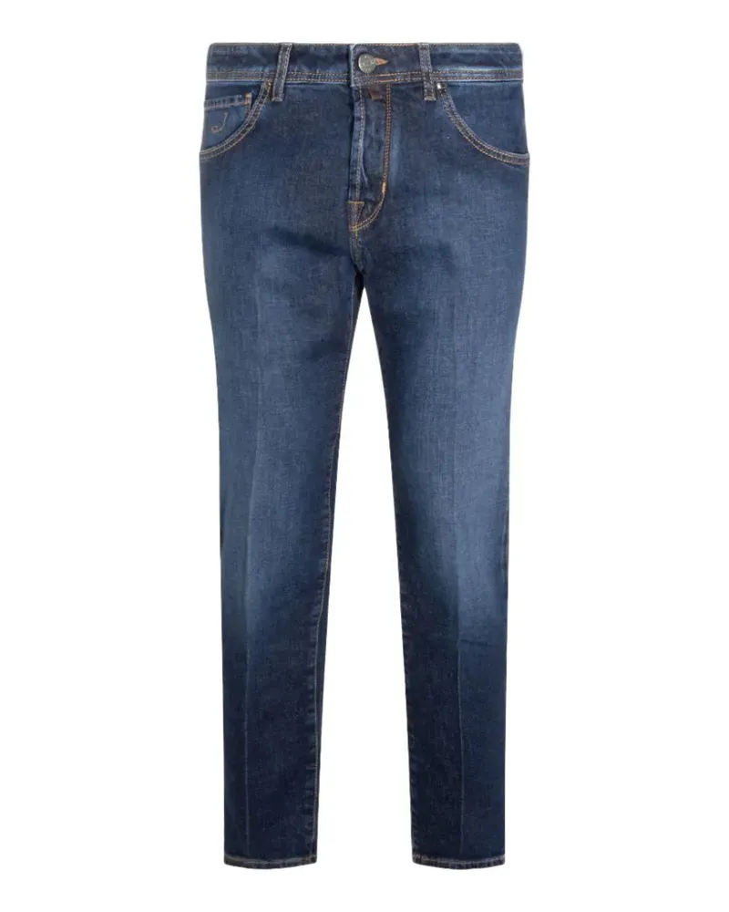 Jacob Cohën Ausgeblichene Jeans - Blau Blau