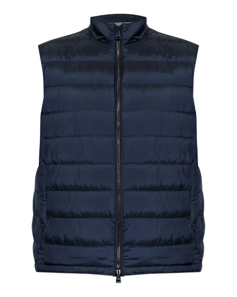 Paul & Shark quilted zip jacket - Blau Blau
