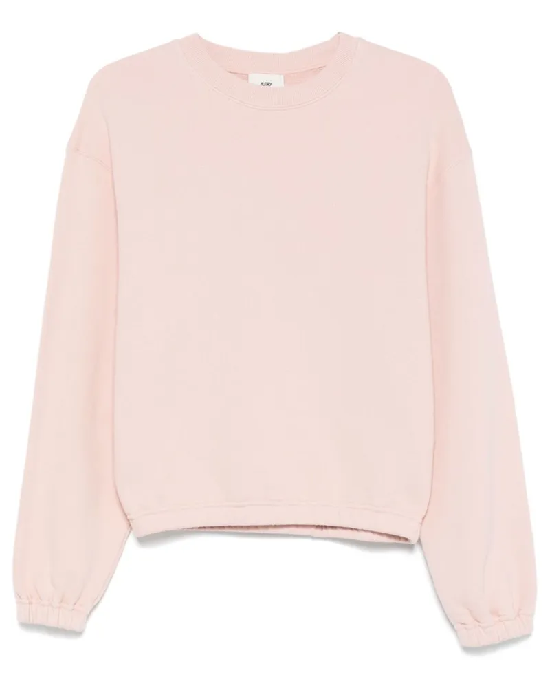 AUTRY Sweatshirt mit Logo-Stickerei - Rosa Rosa
