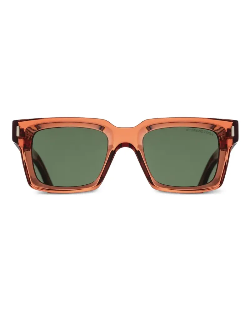 Cutler and Gross Sonnenbrille mit eckigem Gestell - Orange Orange