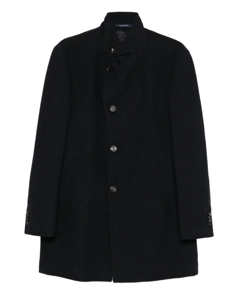 Tagliatore Gordon Mantel mit Stehkragen - Blau Blau