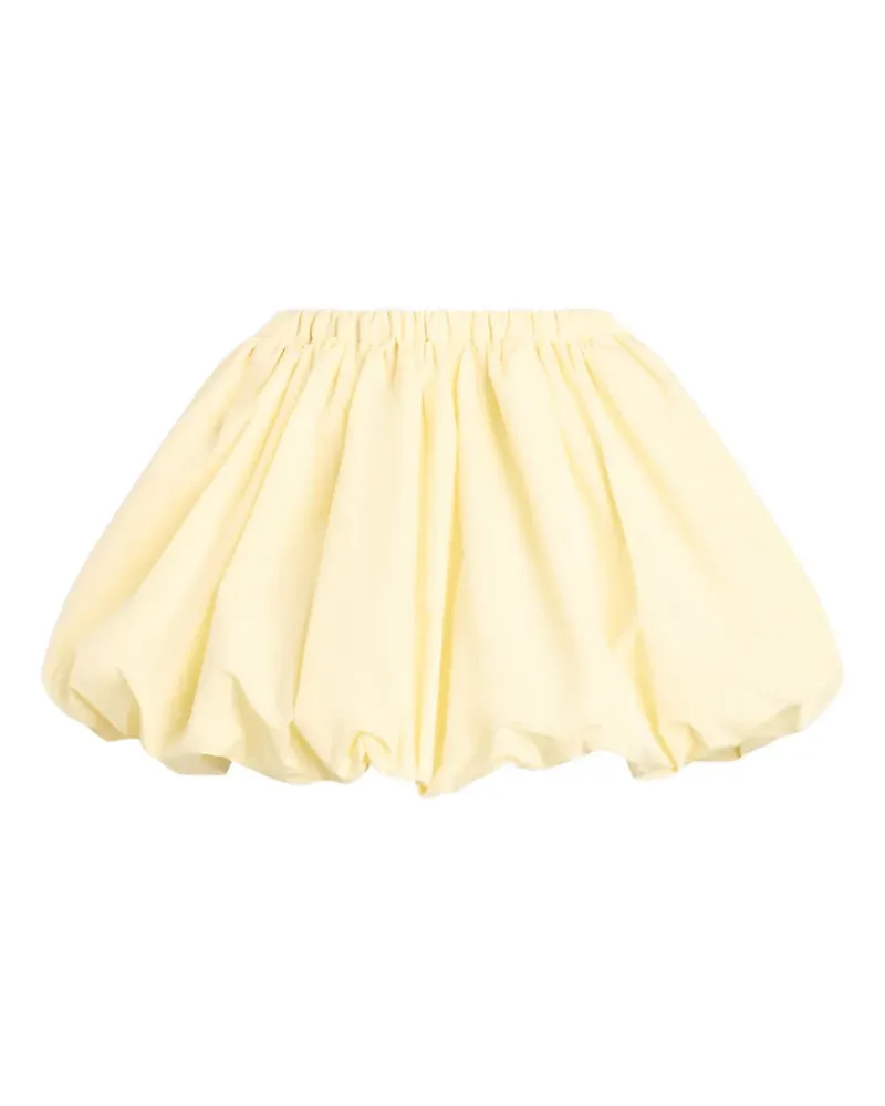 Patou Minirock im A-Liniendesign - Gelb Gelb