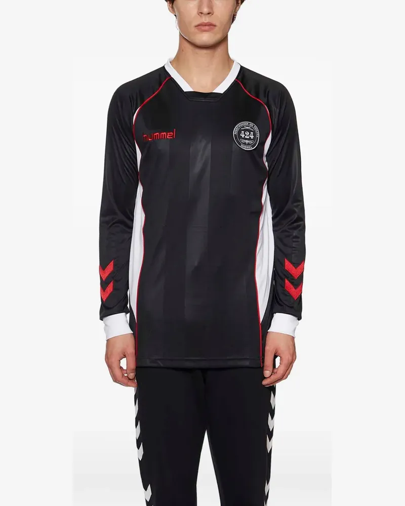 hummel Fourtwofour LS long sleeve jersey - Schwarz Schwarz