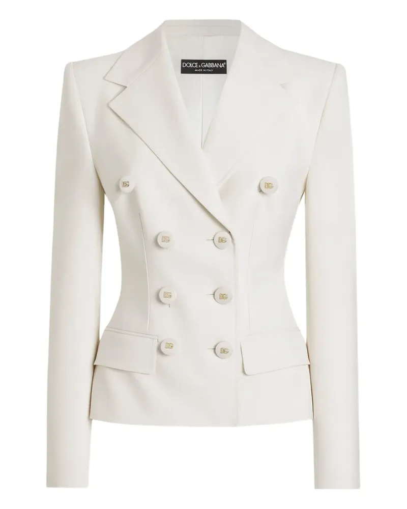 Dolce & Gabbana Klassische Cabanjacke - Weiß Weiß